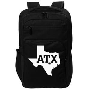 ATX Austin TX Design With Texas Silhouette Impact Tech Backpack