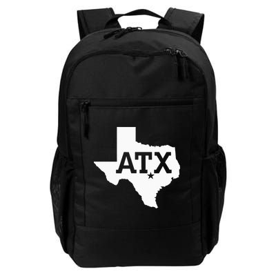 ATX Austin TX Design With Texas Silhouette Backpack