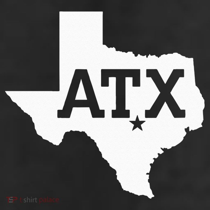 ATX Austin TX Design With Texas Silhouette Beanie