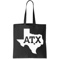 ATX Austin TX Design With Texas Silhouette Bag