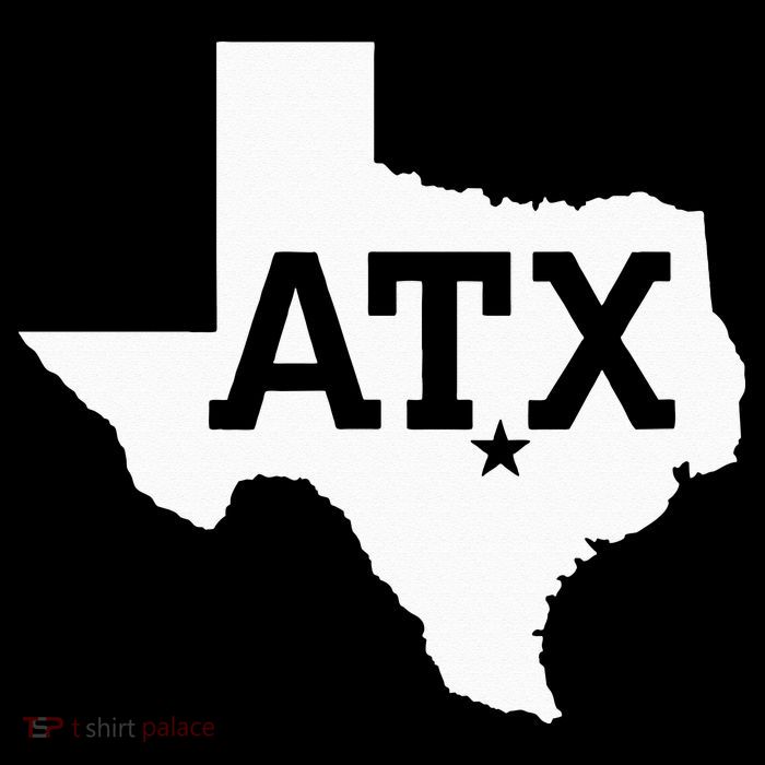 ATX Austin TX Design With Texas Silhouette Bag