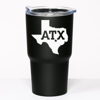ATX Austin TX Design With Texas Silhouette Tumbler