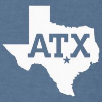 ATX Austin TX Design With Texas Silhouette Garment-Dyed Sweatshirt