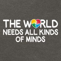 Autism Awareness The World Needs All Kinds Of Minds Cotton Canvas Backpack
