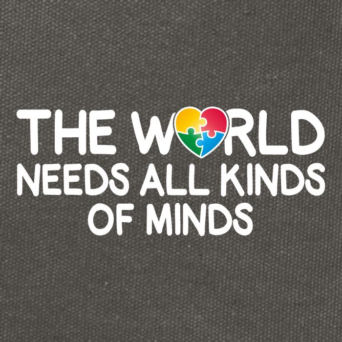 Autism Awareness The World Needs All Kinds Of Minds Cotton Canvas Backpack