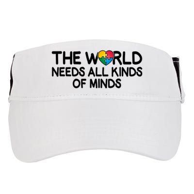 Autism Awareness The World Needs All Kinds Of Minds Adult Drive Performance Visor