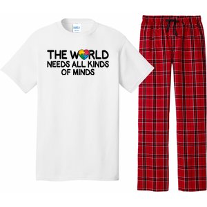 Autism Awareness The World Needs All Kinds Of Minds Pajama Set