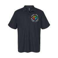 Autism Awareness Teach Hope Love Inspire Teacher Softstyle Adult Sport Polo