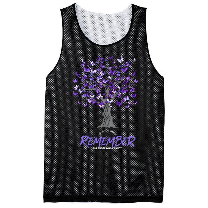 Alzheimer Awareness Tee For Women Purple Butterfly Mesh Reversible Basketball Jersey Tank