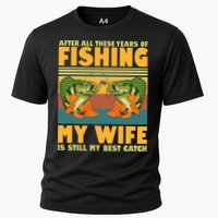 After All These Years Of Fishing My Wife Is Still My Best Catch Matching Couple Cooling Performance Crew T-Shirt