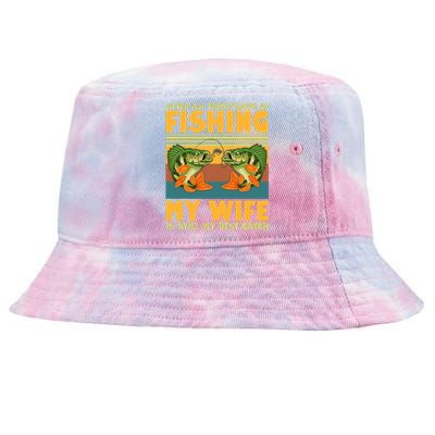 After All These Years Of Fishing My Wife Is Still My Best Catch Matching Couple Tie-Dyed Bucket Hat