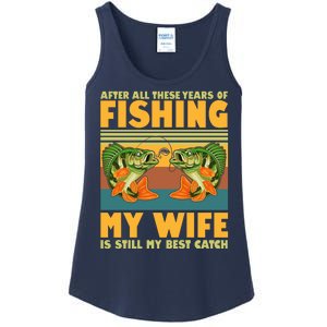 After All These Years Of Fishing My Wife Is Still My Best Catch Matching Couple Ladies Essential Tank