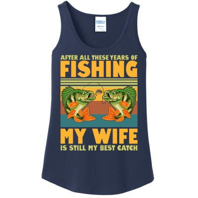 After All These Years Of Fishing My Wife Is Still My Best Catch Matching Couple Ladies Essential Tank