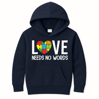 Autism Awareness Teacher Love Needs No Word Special Ed Kids Hoodie