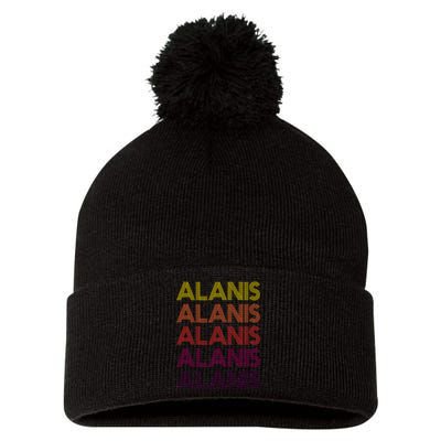 Alanis Alani Thing Pom Pom 12in Knit Beanie