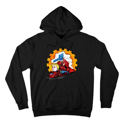 All Abroad The Trump Train 2024 Future Is Bright Premium Hoodie