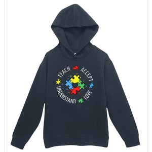 Autism Awareness Teacher S.hirt Teach Accept Understand Lov Urban Pullover Hoodie