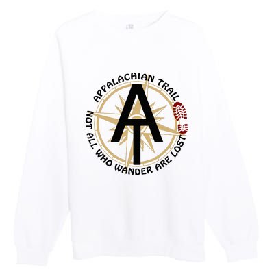 At Appalachian Trail Logo Premium Crewneck Sweatshirt