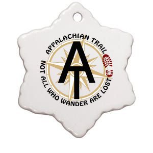 At Appalachian Trail Logo Ceramic Star Ornament