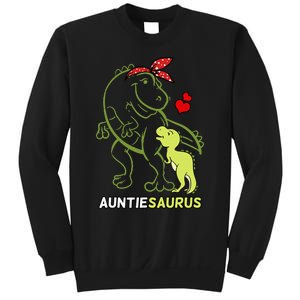 Auntiesaurus Auntie Tyrannosaurus Dinosaur Baby Sweatshirt