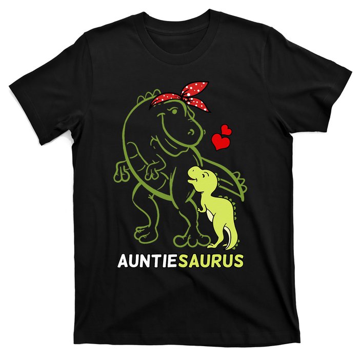 Auntiesaurus Auntie Tyrannosaurus Dinosaur Baby T-Shirt