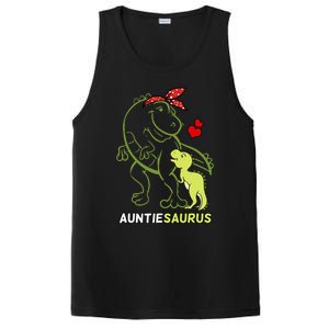 Auntiesaurus Auntie Tyrannosaurus Dinosaur Baby PosiCharge Competitor Tank