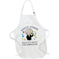 Autism Awareness Teacher Accept Don't Judge Albert Einstein Apron