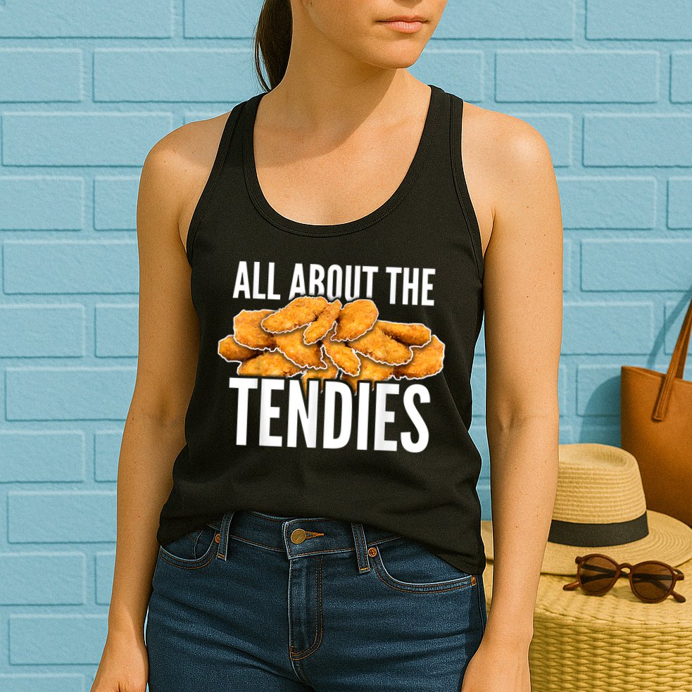 All About The Tendies Chicken Tenders WallStreetBets Womens Tank Top