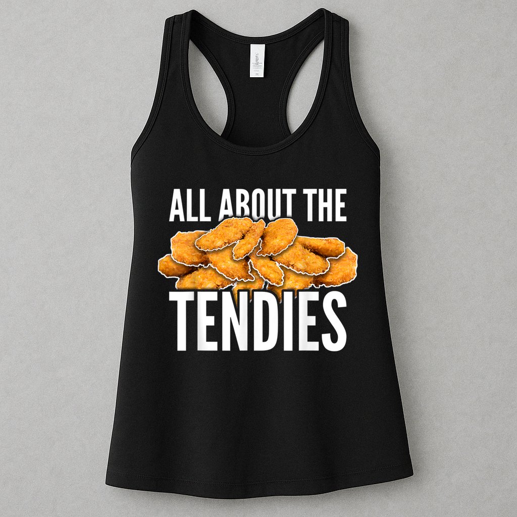 All About The Tendies Chicken Tenders WallStreetBets Womens Tank Top