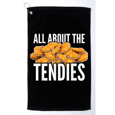 All About The Tendies Chicken Tenders WallStreetBets Golf Towel