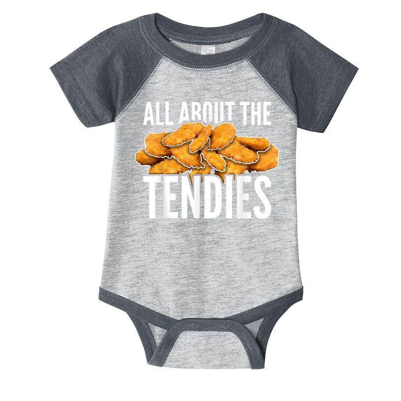 All About The Tendies Chicken Tenders WallStreetBets Infant Baby Jersey Bodysuit