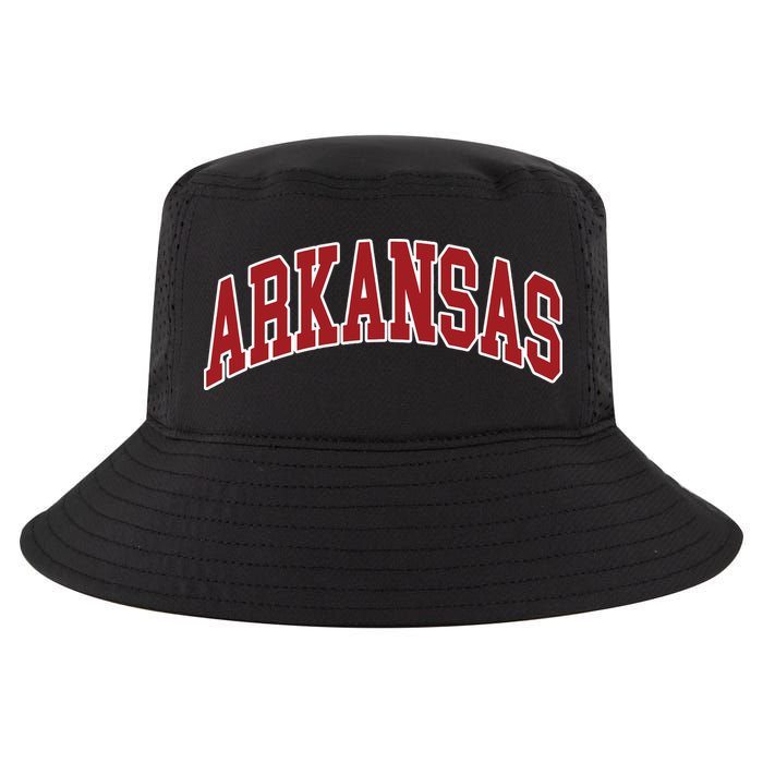 Arkansas Ar Throwback Design Print Classic Cool Comfort Performance Bucket Hat