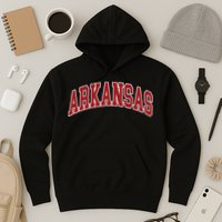 Arkansas Ar Throwback Design Print Classic Hoodie