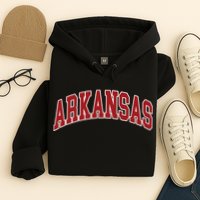 Arkansas Ar Throwback Design Print Classic Hoodie