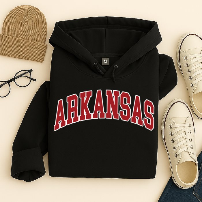 Arkansas Ar Throwback Design Print Classic Hoodie