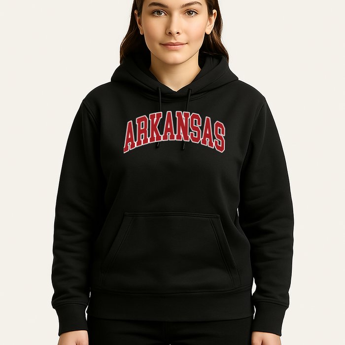 Arkansas Ar Throwback Design Print Classic Hoodie