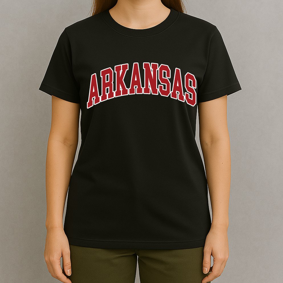 Arkansas Ar Throwback Design Print Classic T-Shirt