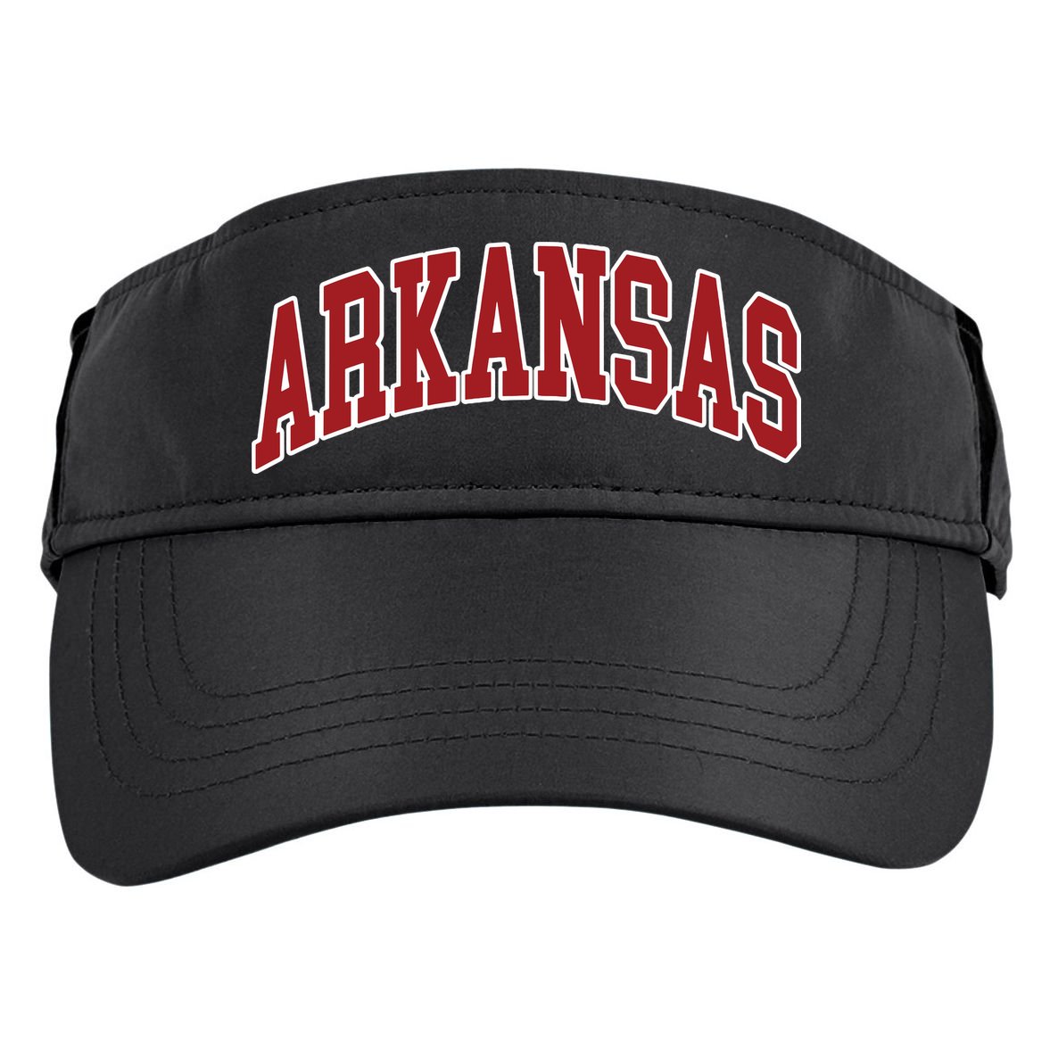 Arkansas Ar Throwback Design Print Classic Adult Drive Performance Visor