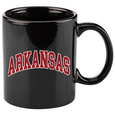 Arkansas Ar Throwback Design Print Classic 11oz C Handle Ceramic Mug