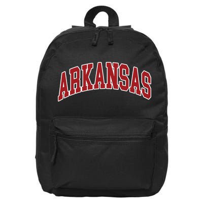 Arkansas Ar Throwback Design Print Classic 16 in Basic Backpack