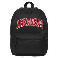 Arkansas Ar Throwback Design Print Classic 16 in Basic Backpack
