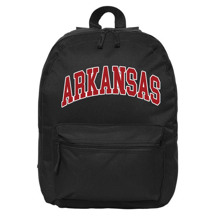 Arkansas Ar Throwback Design Print Classic 16 in Basic Backpack