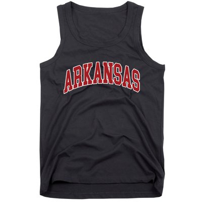 Arkansas Ar Throwback Design Print Classic Tank Top