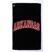 Arkansas Ar Throwback Design Print Classic Golf Towel