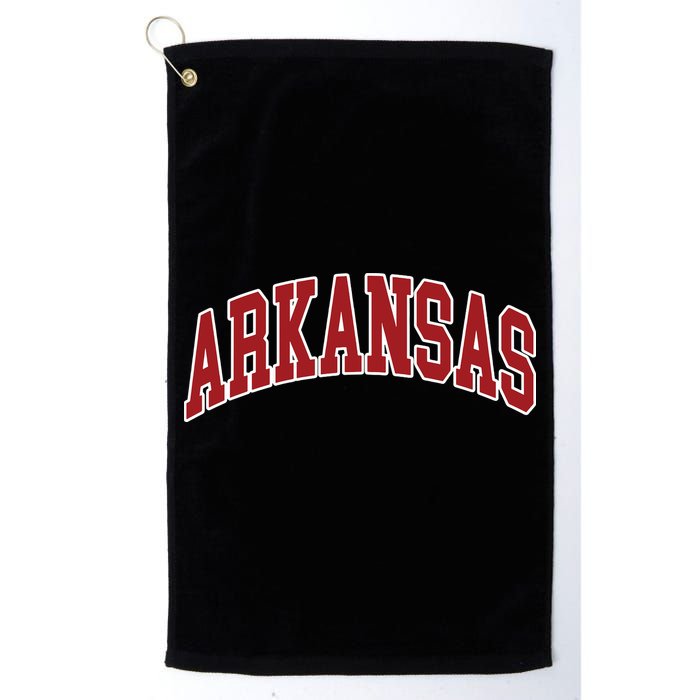 Arkansas Ar Throwback Design Print Classic Golf Towel
