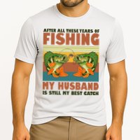 After All These Years Of Fishing My Husband Is Still My Best Catch Couple Cooling Performance Crew T-Shirt