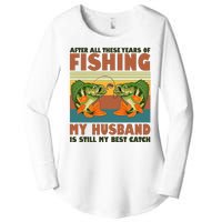 After All These Years Of Fishing My Husband Is Still My Best Catch Couple Women's Perfect Tri Tunic Long Sleeve Shirt