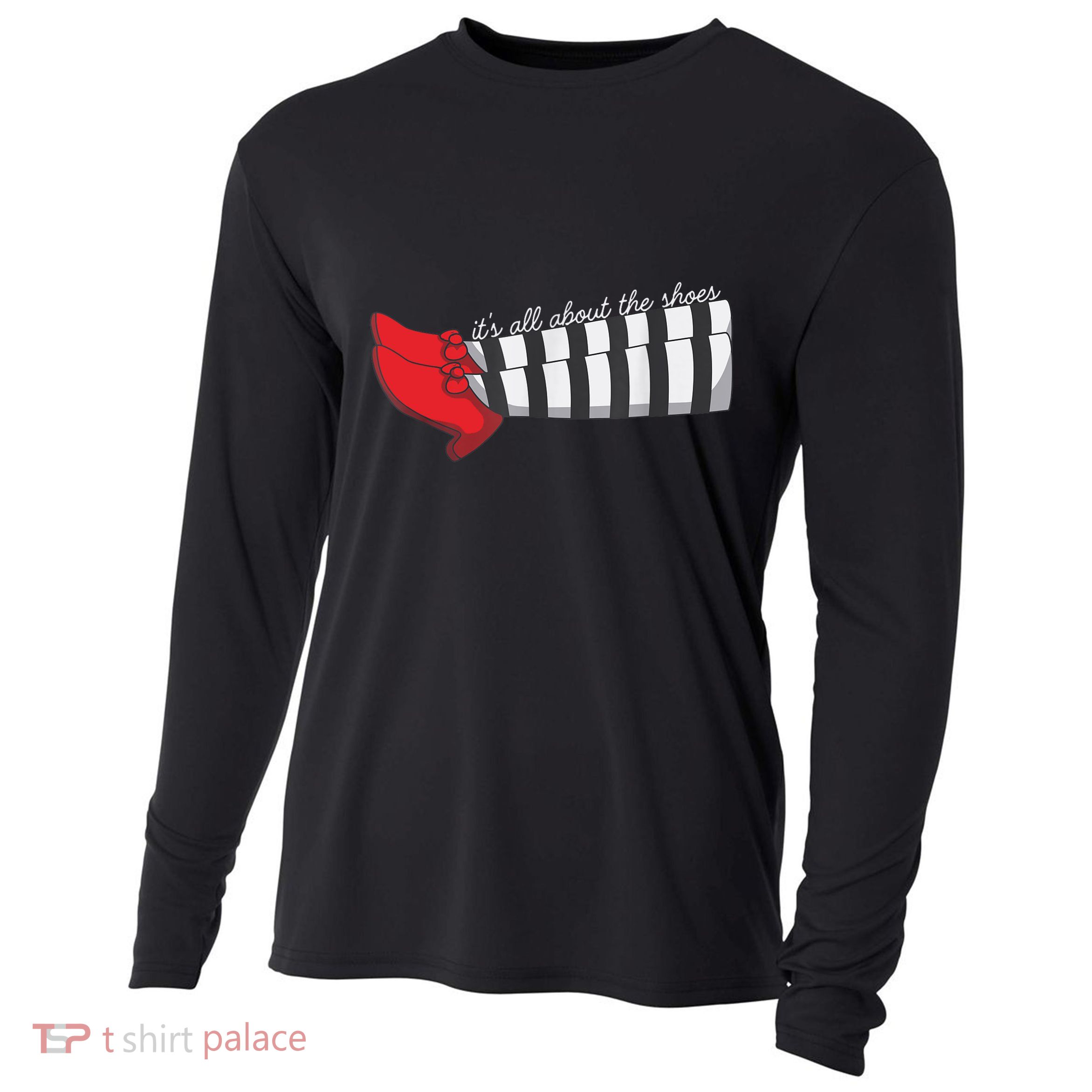 All About The Shoes Halloween Wonderful Wizard Of Oz Wicked Cooling Performance Long Sleeve Crew