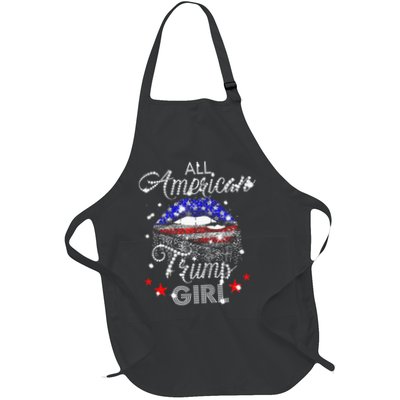 All American Trump Girl Mouth Diamond Apron