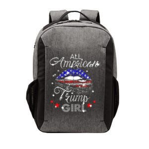 All American Trump Girl Mouth Diamond Vector Backpack